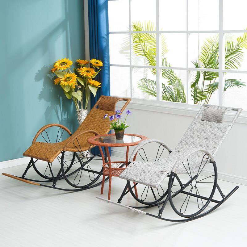 Rocking Chair Reclining Chair Adult Lazy Rocking Chair; ECVV UK – ECVV ...