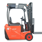 Electric Forklift Three Fulcrum Four Wheel Counterweight Electric Lift Stacker Load 1.2 Tons, Rise 3 Meters