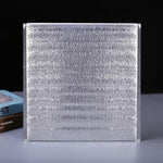 1120 Pieces Flat Aluminum Foil Insulation Bag 35 * 35cm Pearl Cotton Aluminum Foil Bag For Cold Storage, Heat Insulation And Preservation