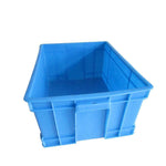 Thickened Plastic Box Durable Fall Resistant Rectangular Turnover Basket Blue