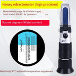 Honey Concentration Meter Sugar Content Detector Water Measurement Refractometer Wave Temperature Compensation Type (accurate)