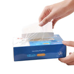 6 Pieces Disposable Glove Box Removable Food Catering Kitchen Thickened Transparent Plastic PE Film Durable 1 Box 200 Pieces In Total