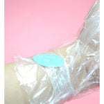 6*200 Pieces Disposable Thin PE Gloves Extended Care Gloves Food Inspection Lobster Hand Film Gloves M