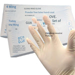 500 Pairs / Carton Powder Free Latex Gloves For Experiment Disposable General Purpose Latex Gloves 20 Boxes / Carton Size S/M/L