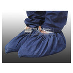 50 Pairs Thickened And Enlarged Non Slip Denim Shoe Cover Reusable Dust Proof Factory Cloth Shoe Cover Foot Cover Free Size