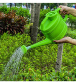 6 Pieces Watering Bucket Thickened Watering Pot Large Watering Spray Pot Long Nozzle Watering Pot Household Sprinkler Pot 10 Liters Blue