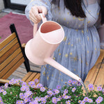 6 Pieces Large Watering Pot Large Capacity Long Nozzle Watering Pot Gardening Tools Household Disinfection Watering Pot Meat Watering Pot New Dream Pink