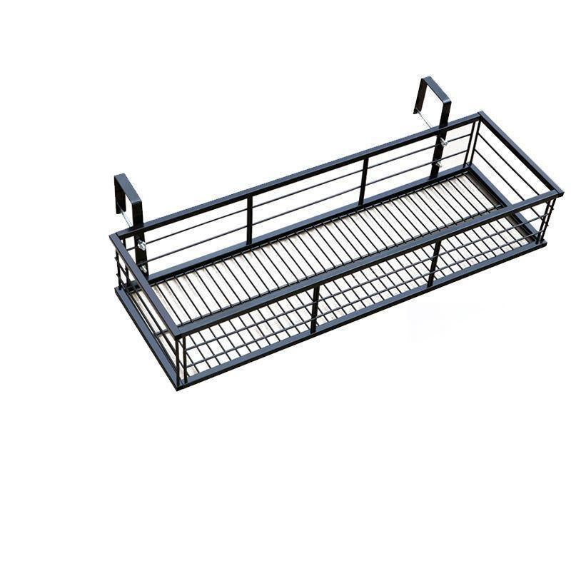 6 Pieces Balcony Flower Rack Hanging Wall Shelf European Iron Hanging Orchid Green Pineapple Fleshy Flower Rack Balcony Flower Pot Rack 30x20x12cm Special Price No Gift Railing Width: 3cm