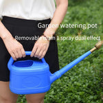 6 Pieces 3.3L Watering Pot Plastic Watering Pot Large Capacity Balcony Vegetable And Flower Gardening Tools Household Long Nozzle Watering Pot
