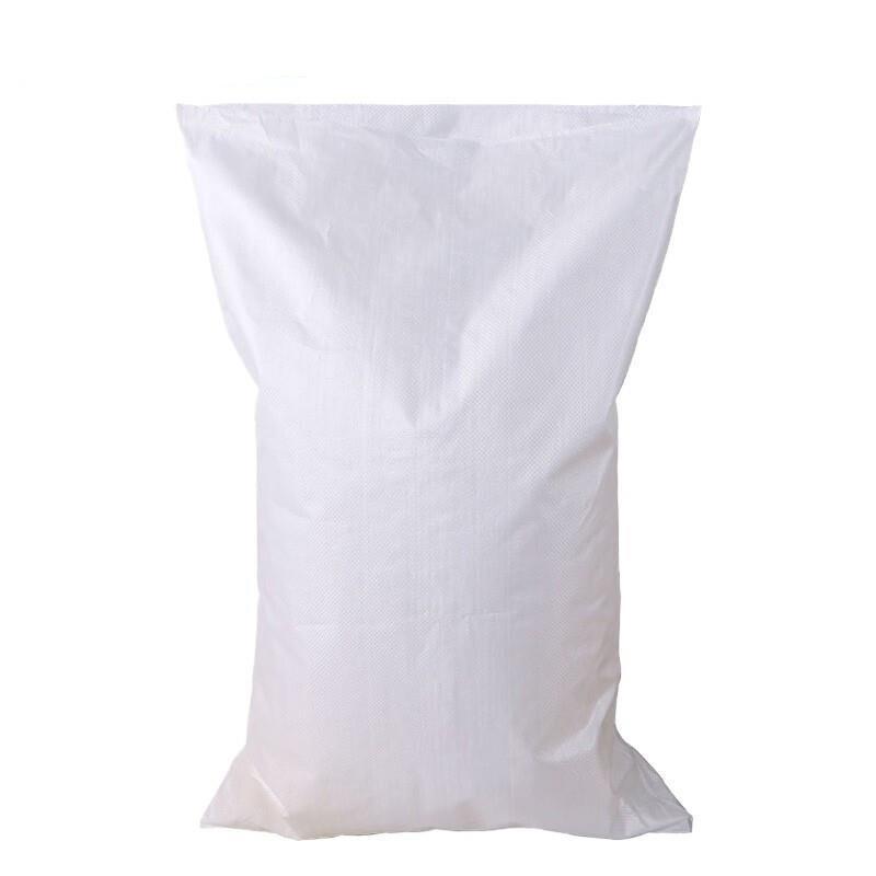 100 Pieces White Moisture 50 * 80CM Proof And Waterproof Woven Bag Snakeskin Bag Express Parcel Bag Packing Load Carrying Bag