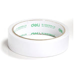 6 Pieces Cotton Paper Double Sided Tape 24mm * 9100mm * 80um (White) (12 Rolls / Bag)