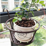 30 Pieces European Balcony Railing Flower Rack Hanging Iron Guardrail Window Sill Flower Pot Rack Meat Rack Black
