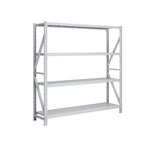 Storage Rack Light White 2000 * 500 * 2000mm Multi-layer Storage Rack Steel Storage Rack Display Rack Four Layer Main Rack