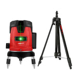 UNI-T 2 Lines Green Laser Level with 1.5M Adjustable Height Tripod 360 Degree Self-leveling Cross Marking Instrument and 1.5M Aluminum Alloy Tripod