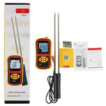 Grain Moisture Meter Wheat Corn Grain Moisture Content Detection Split Type Moisture Measurement Temperature Test