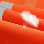10 Pieces Orange Sanitation Vest Reflective Vest Garden Road Construction Work Clothes Construction Road Safety Clothes