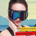 6 Pieces Goggles Anti Glare Goggles Welder Welding Glasses Sunglasses Dust Proof Windproof Outdoor Skiing Glasses