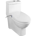 IBAMA Toilet Bidet Non-Electric Mechanical Water Toilet Seat Attachable Bidet-Dual Nozzle