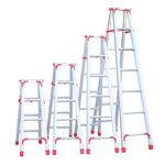 8.2FT Aluminum Alloy Ladder Warehouse Folding And Thickening Multi Function Indoor Engineering Aluminum Ladder Small Staircase