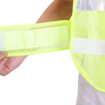 10 Pieces Reflective Vest, Traffic Vehicle Vest, Safety Clothes, Vehicle Mounted, Night Riding Reflective Vest, Environmental Sanitation Constructor, Fluorescent Coat