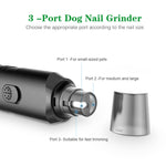 Dog Nail Grinder Premium Electric Painless Pet Nail Trimmer with Low Noise Professional Paws Grooming & Smoothing Claw Care for Small Medium Large Pets