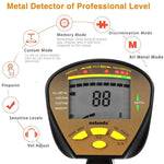 NALANDA Metal Detector High Accuracy Treasure Hunters Detection Modes Adjustable For Beginners, Hobbies, Outdoor Gold Digger