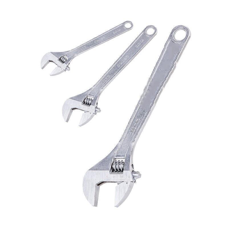 6 Pieces Adjustable Spanner Open End Box Multi Function Auto Repair Hardware Tool Big Plate Adjustable Spanner 10 Inch