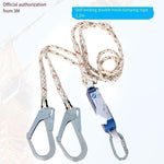 Safety Rope Kaibit Self-locking Hook Aerial Work Anti Falling Double Hook Damping Connecting Rope