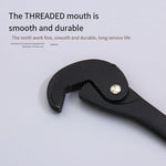 6 Pieces Upgraded Wrench Multi-function Double Head Manual Quick Large Open Ratchet Wrench With Spring Multi-function Wrench 8-42 mm