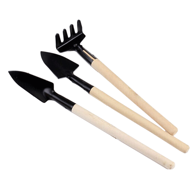 10 Pcs Household Fleshy Plant Gardening Three Piece Set Gardening Soil Loosening Tool Set Potted Flower Spade Flower Spade Rake Gardening Three Piece Set