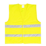 10 Pieces Highlight Safety Reflective Vest Reflective Vest Riding Vest Night Warning Suit Reflective Safety Suit