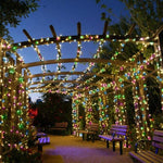 Solar Energy Color Lamp Flashing Lamp String Outdoor Courtyard Creative Sky Full Star Decorative Lamp Villa Garden Outdoor Waterproof Atmosphere Lamp