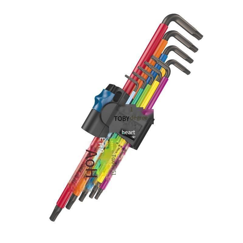 Hexagonal Box L-type Wrench With Holding 9-piece Set With Holding Imported From Germany