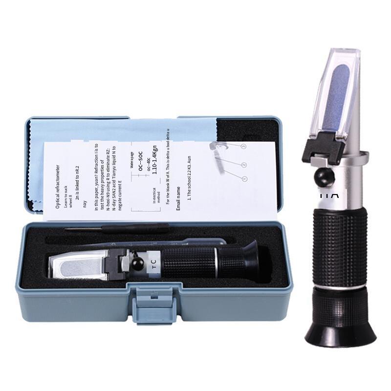 Honey Concentration Meter Water Content Measurement Sugar Meter Honey Refractometer Baume Concentration Meter Excellent Temperature Supplement Type