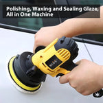 ECVV Electric Car Polisher Machine 700W Auto Polishing Machine Adjustable Speed Sander Polish Waxing Tools Car Accessories Furniture Leather Shoes Polishing Tool