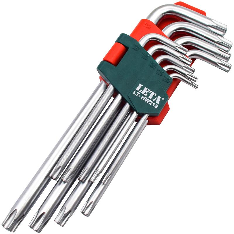 6 Pieces Hexagon Box Spanner Tool Set 9-piece Professional Star Shaped Medium Hole Screwdriver Metric Hexagon Spanner