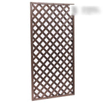 6 Pieces Flower Blue Hanger Grid Climbing Vine Rack Outdoor Plant Balcony Decoration Flowerpot Hanger Outdoor Anti-corrosion Wood Support Climbing Flower Rack Courtyard Wood Foot Carbonization Medium
