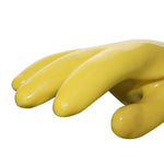 15 Pairs Yellow Cotton-Wool Plastic Labor Protection PVC Gloves Oil Resistant Stain Resistant Acid And Alkali Resistant Gloves For Aquatic Products Processing