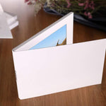 LuguLake 7" Video Greeting Card Video Brochure LCD Screen Digital Brochures for Father's Day Christmas Anniversary White