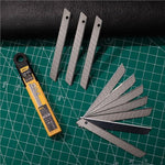 Deli 50 Packs 9mm Art Blade 9mm*13 Cutting Head SK4 DL-DP091