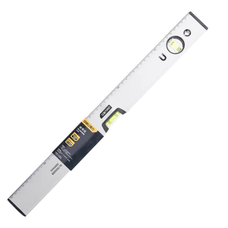 Deli 30 Pieces Aluminum Alloy Level 500mm Level Ruler DL700500B