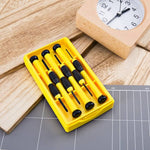 Deli 30 Packs Clock Screwdriver Set 6-Piece Screw Driver Set DL3206A