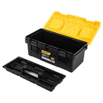 Deli 5 Pieces Reinforced Plastic Toolbox 17" Tool Box Toolkit DL-TC270