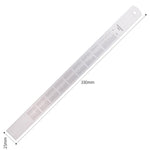 Deli 50 Pieces Straight Steel Ruler 30cm Rulers DL8030