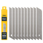 Deli 50 Packs Utility Knife Blade 75# High Carbon Steel 25mm Blade DL-DP05