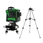 ECVV Green Laser Level with 1.2M Adjustable Height Tripod 360 Degree Self-leveling Cross Marking Instrument with 1.2M Aluminum Alloy Tripod