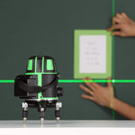 ECVV Laser level 5 Lines Green Light Professional Cross Marking Meter Self-leveling Horizontal Vertical Laser Ruler Spirit Level