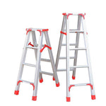 Reinforced Aluminum Alloy Ladder Double Side Folding Ladder 2m Herringbone Ladder Engineering Ladder/Warehouse Decoration Ladder