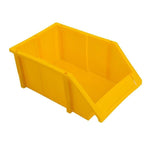 6 Pieces Vertical Material Box Inclined Screw Storage Box Parts Box Tool Box Shelf Finishing Box  Blue 390 * 255 * 150 (ultra Thick)