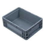 Thickened Plastic Logistics Box European Standard Auto Parts Turnover Box Storage Box Parts Box 600 * 400 * 230 Gray